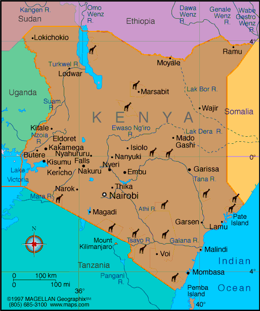 map Tanzania